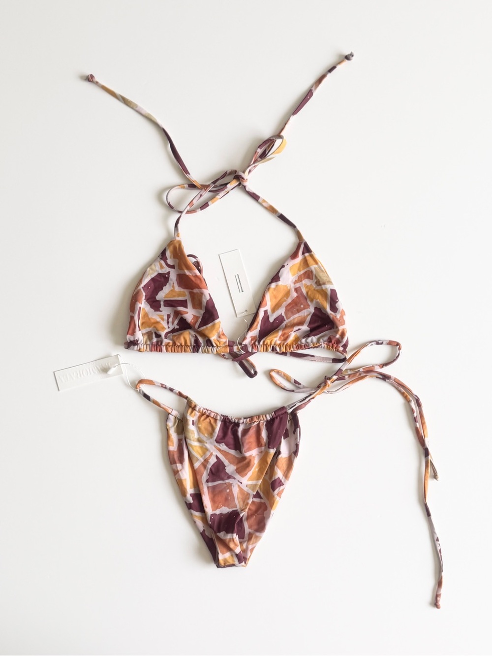 NWT Inamorata LARGE/SMALL Orpheus swim bikini set in Mosaic